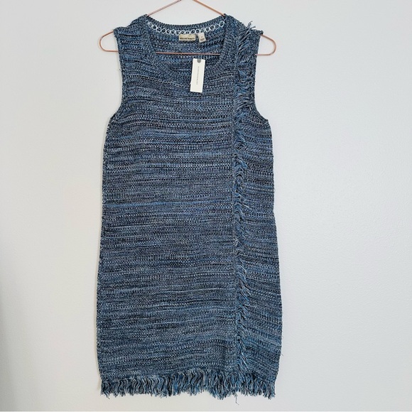 NEW Anthropologie Holding Horses fringed mini dress sleeveless boho - Picture 7 of 10
